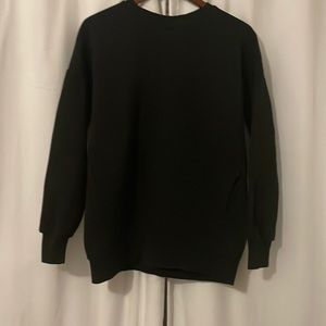 black sweat suit